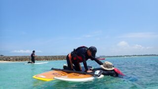 宮古島海上保安部SUP操作研修に参加しました