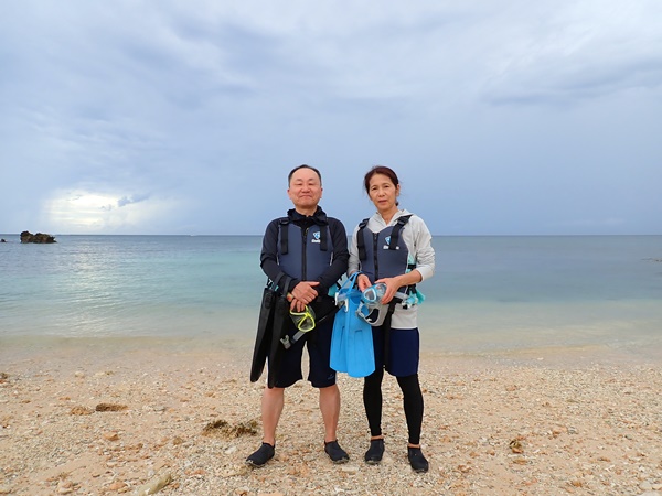 宮古島島日和半日ビーチシュノーケルプライベートツアーの写真