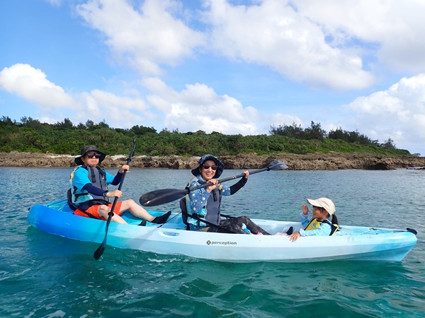 宮古島島日和シーカヤック・シュノーケルファミリープライベートツアーの写真