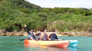 宮古島島日和半日シーカヤックプライベートツアーの写真
