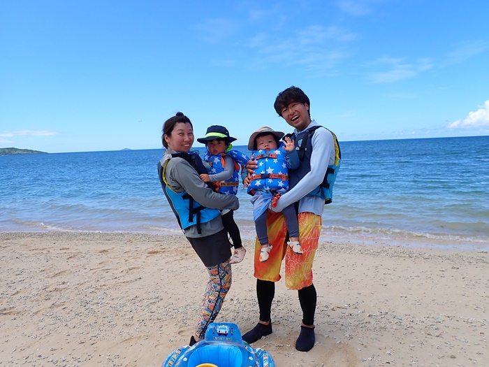 宮古島島日和の半日ビーチシュノーケルファミリープライベートツアーの写真