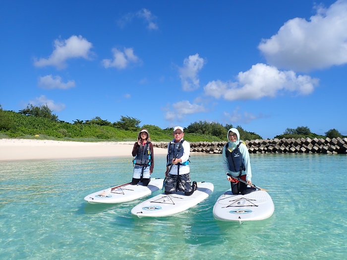 宮古島島日和半日SUPプライベートツアーの写真