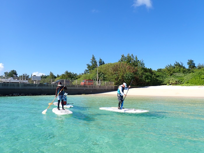 宮古島島日和半日SUPプライベートツアーの写真