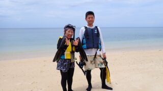 宮古島島日和の半日ビーチシュノーケルプライベートツアー