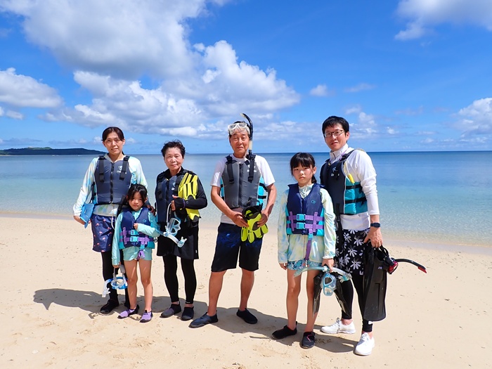 宮古島島日和の半日ビーチシュノーケルプライベートツアー