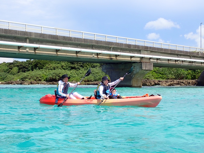 宮古島島日和の半日シーカヤックプライベートツアー