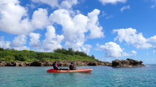 宮古島島日和の半日シーカヤックプライベートツアー