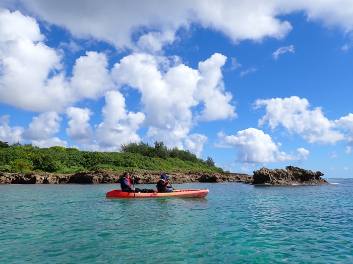 宮古島島日和の半日シーカヤックプライベートツアー