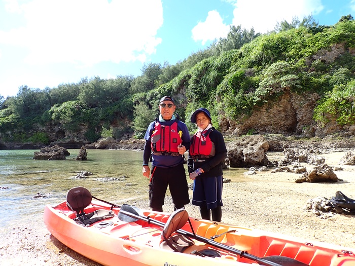 宮古島島日和の半日シーカヤックプライベートツアー