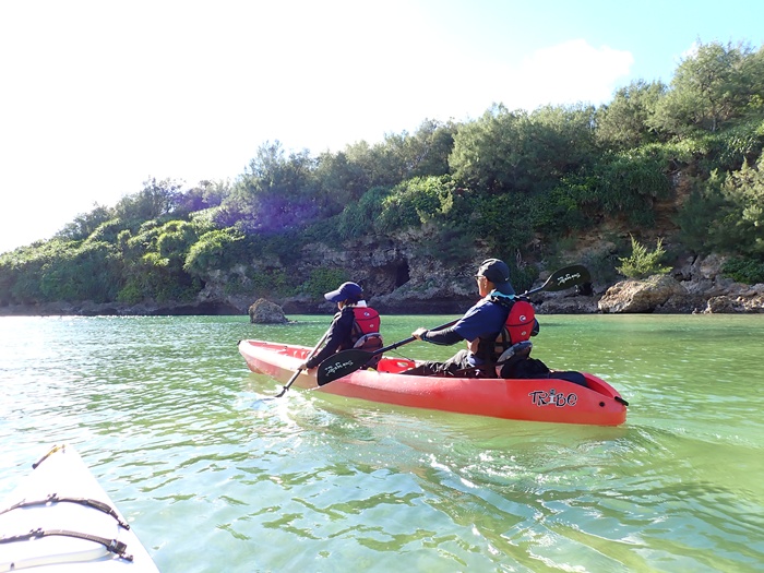 宮古島島日和の半日シーカヤックプライベートツアー