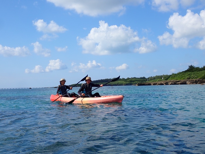 宮古島島日和の半日シーカヤック･シュノーケルプライベートツアー