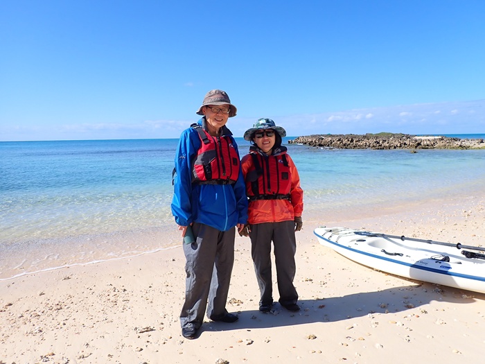宮古島島日和の半日シーカヤックシングル艇ツアー