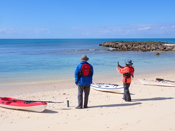 宮古島島日和の半日シーカヤックシングル艇ツアー
