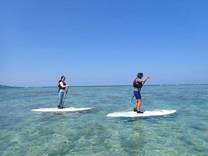 宮古島島日和の半日SUPプライベートツアー