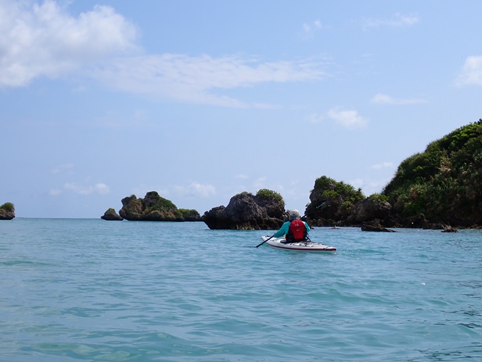 宮古島島日和の半日シーカヤックシングル艇プライベートツアー