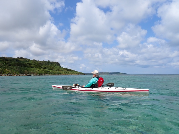 宮古島島日和の半日シーカヤックシングル艇プライベートツアー