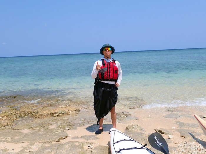 宮古島島日和の半日シーカヤックシングル艇プライベートツアー