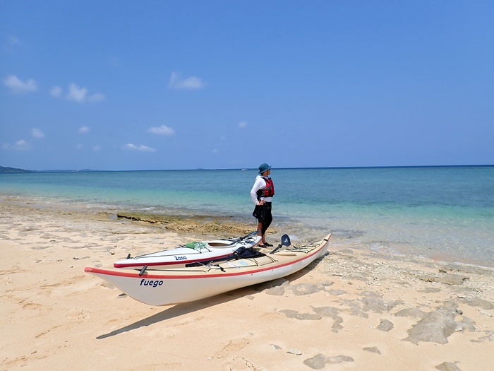 宮古島島日和の半日シーカヤックシングル艇プライベートツアー