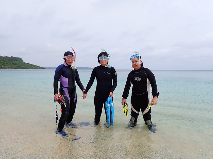 宮古島島日和半日ビーチシュノーケルプライベートツアーの写真