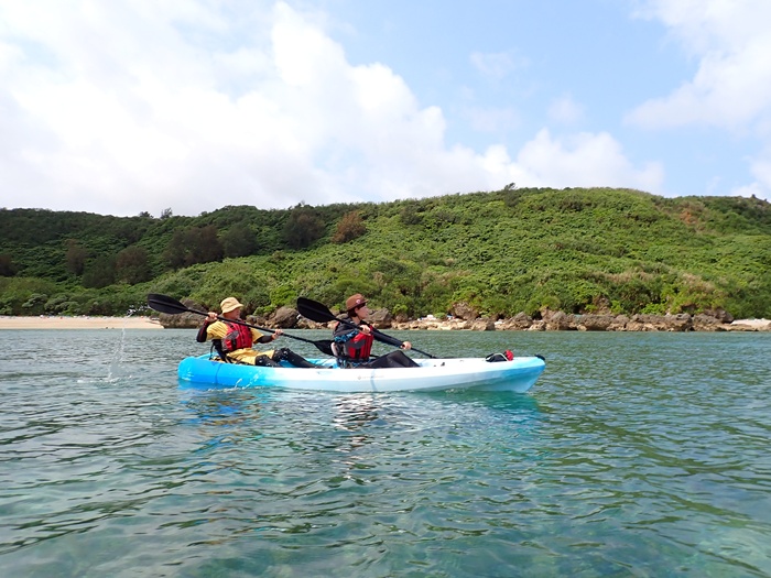 宮古島島日和の半日シーカヤックプライベートツアー