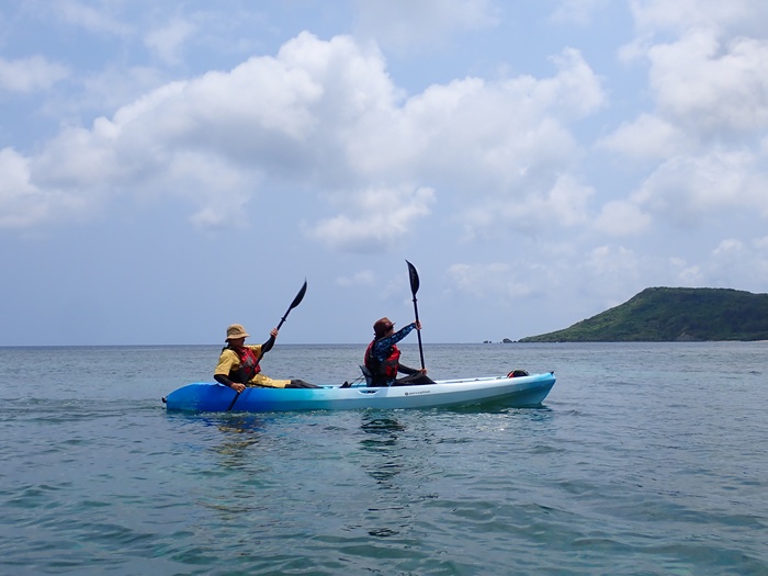 宮古島島日和の半日シーカヤックプライベートツアー