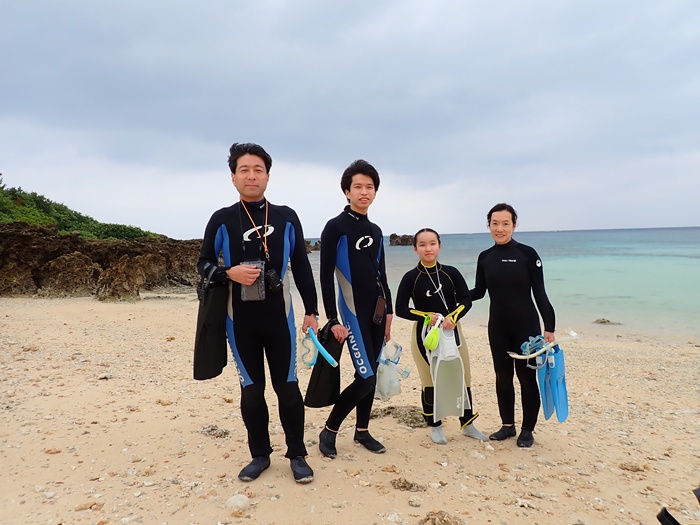 宮古島島日和の半日ビーチシュノーケルプライベートツアーの写真