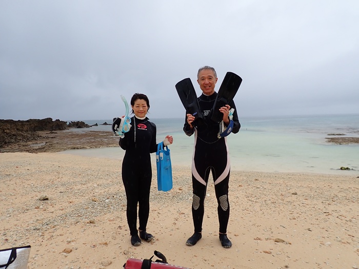宮古島島日和の半日ビーチシュノーケルプライベートツアーの写真