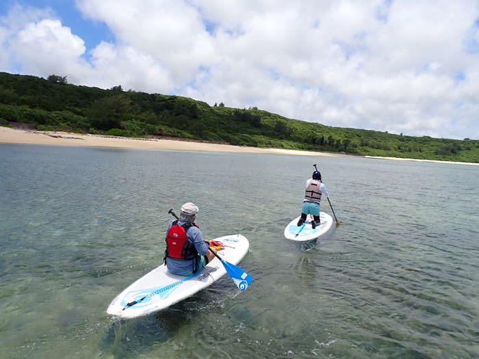 宮古島島日和の半日SUPプライベートツアーの写真