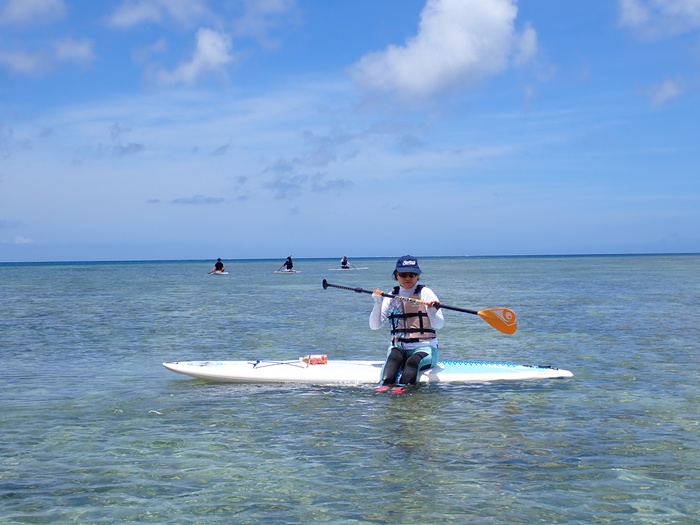 宮古島島日和の半日SUPプライベートツアーの写真