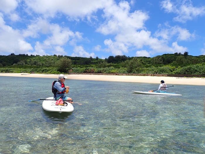 宮古島島日和の半日SUPプライベートツアーの写真