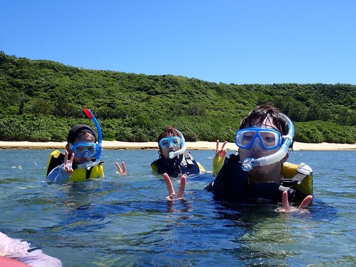 宮古島島日和の半日ビーチシュノーケルプライベートツアーの写真