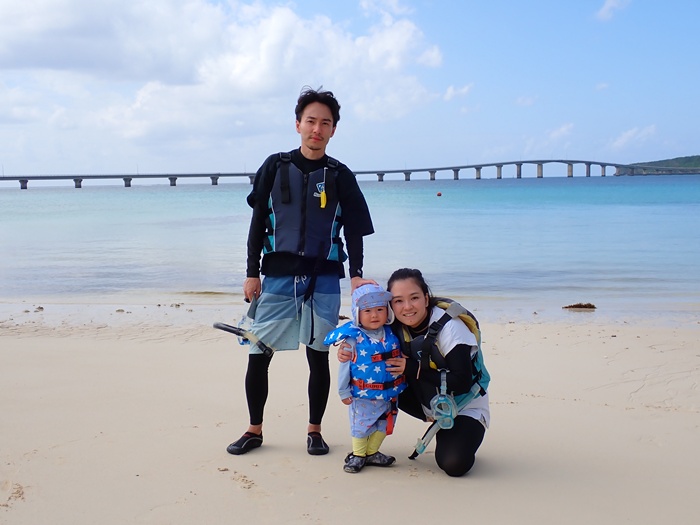 宮古島島日和の半日ビーチシュノーケルプライベートツアーの写真