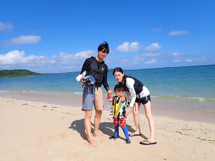 宮古島島日和の半日ビーチシュノーケルプライベートツアーの写真
